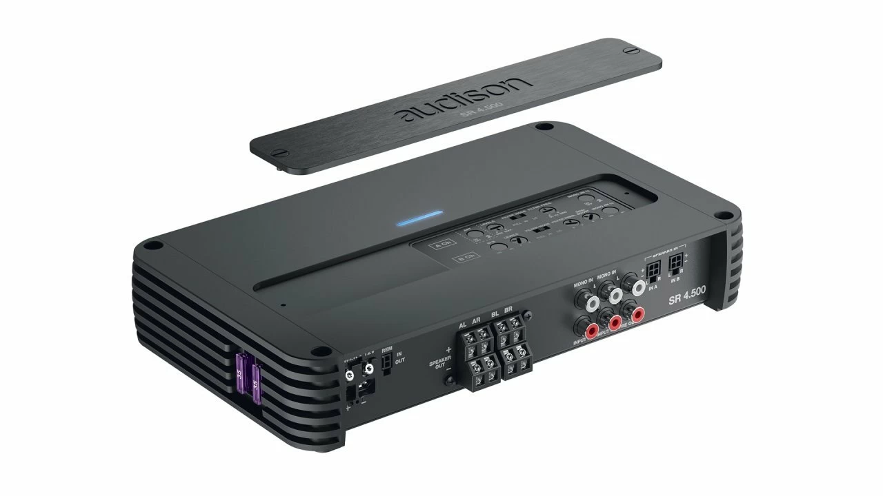 Amplificator auto Audison SR 4.500, 4 canale , 800W RMS [2]