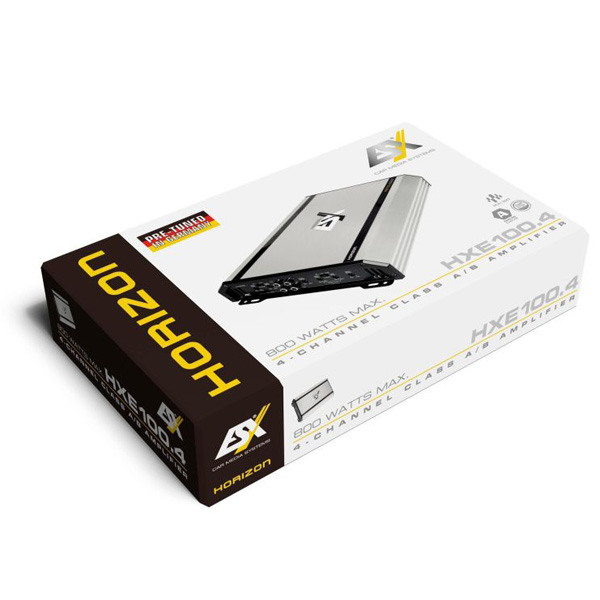 Amplificator auto ESX Horizon HXE100.4, 4 canale, 400W RMS [4]