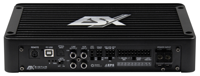 Amplificator auto ESX Signum SE800.6DSP, DSP cu 6 canale amplificate si 8 canale procesate, 6 x 80 W la 4 Ohmi  sau 6 x 125 W la 2 Ohmi, aplicatie smarphone si bluetooth integrat [4]