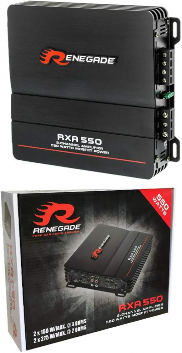 Amplificator auto Renegade RXA550, 2 canale, 270W RMS [7]