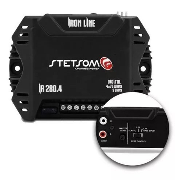 Amplificator auto Stetsom IR 280.4 - 2, 4 canale, 280W RMS [3]