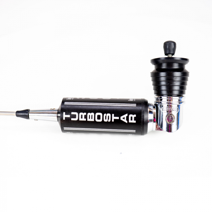 Antena CB LEMM AT-3001 TURBOSTAR Black 200 cm, cu cablu RG58 4 m + mufa PL259-GR, 26,5 - 28 MHz, rabatabila [3]