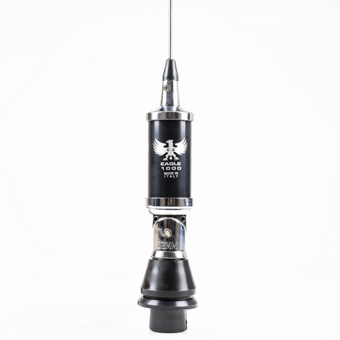 Antena CB LEMM EAGLE AT 1000, lungime 165 cm, castig 3dB, 26.5-27.5 MHz, 600W, cablu RG58 4m [5]