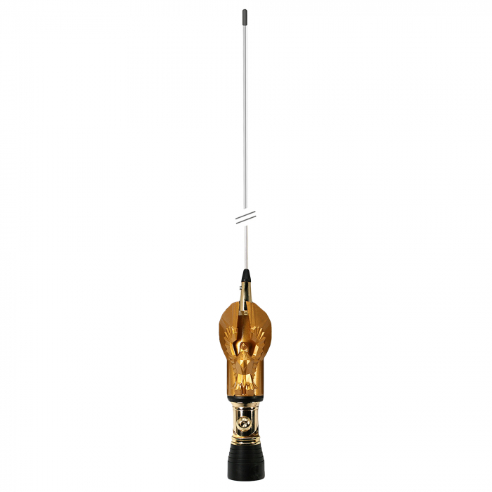 Antena CB LEMM GOLDEN EAGLE AT666, lungime 200 cm, castig 7dB, 26-28MHz, 2500W, montura PL259 [2]