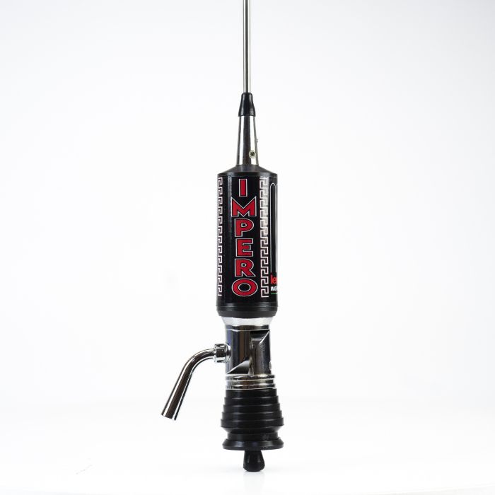 Antena CB LEMM TURBO IMPERO, Black, lungime 200 cm, castig 7dB, 26.5-28Mhz, 2500W, cablu RG58 4m [3]
