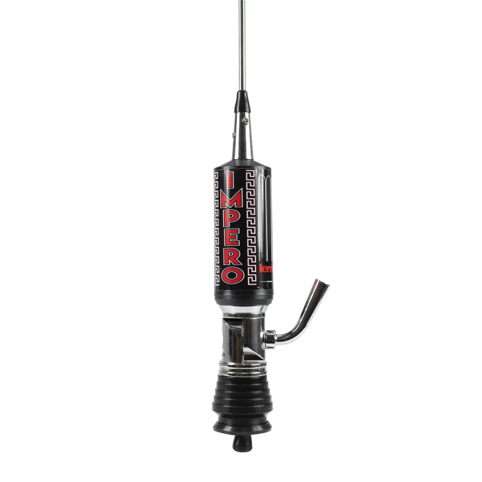 Antena CB LEMM TURBO IMPERO, Black, lungime 200 cm, castig 7dB, 26.5-28Mhz, 2500W, cablu RG58 4m [2]