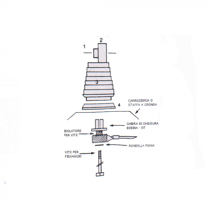 Antena CB LEMM TURBO IMPERO, Gold, lungime 200 cm, castig 7dB, 26.5-28Mhz, 2500W, cablu RG58 4m [6]