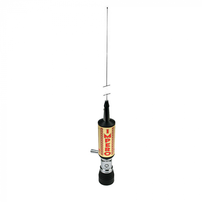 Antena CB LEMM TURBO IMPERO, Gold, lungime 200 cm, castig 7dB, 26.5-28Mhz, 2500W, cablu RG58 4m [1]