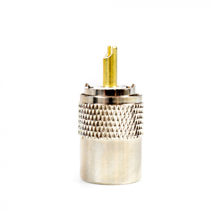 Antena CB LEMM TURBOSTAR 3001, Gold, 2000W, 26.5-28MHz, 200 cm, cu cablu RG58 4 m si mufa PL259 [7]