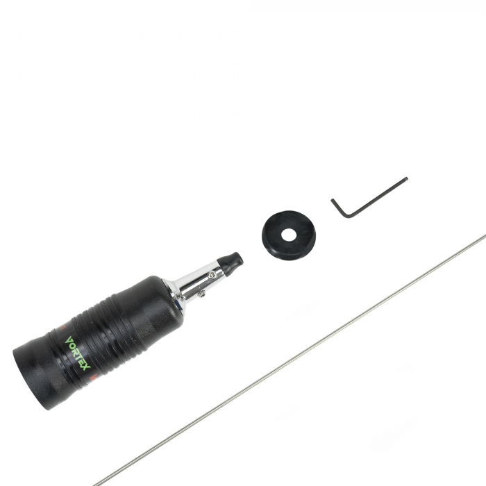 Antena CB LEMM Vortex 2000 PL, 200 cm, 26.5-27.5Mhz, 1500W, fara cablu [4]