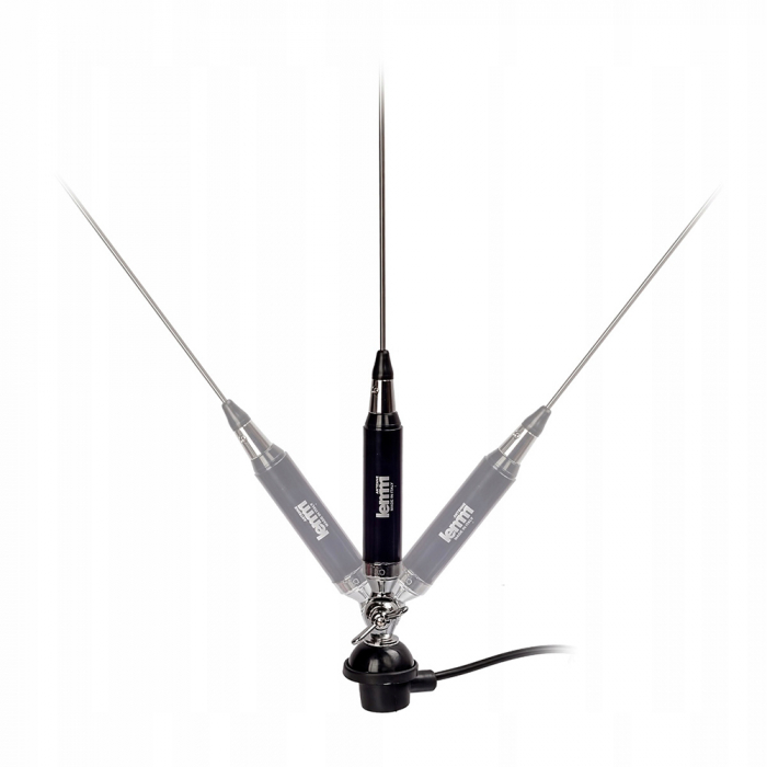 Antena CB LEMM Z2000-AT 1500, lungime 167 cm, castig 3dB, 26.5-28.0 MHz, 300W, cablu RG58 4 m [5]