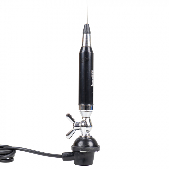Antena CB LEMM Z2000-AT 1500, lungime 167 cm, castig 3dB, 26.5-28.0 MHz, 300W, cablu RG58 4 m [2]