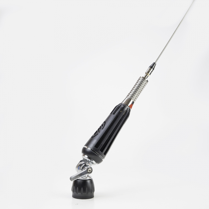 Antena CB PNI LED 1000 rabatabila, 100 cm lungime + cablu si montura fixa tip fluture, 26-30 MHz, 300 Watt, ilumineaza in timpul emisiei [7]