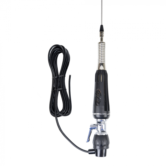 Antena CB PNI LED 1000 rabatabila, 100 cm lungime + cablu si montura fixa tip fluture, 26-30 MHz, 300 Watt, ilumineaza in timpul emisiei [2]
