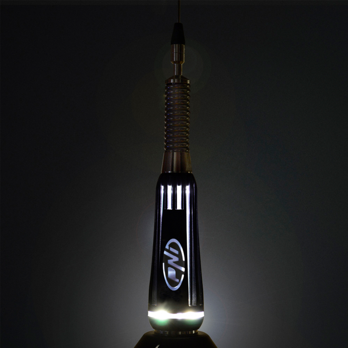 Antena CB PNI LED 2000, 90 cm + Baza magnetica 145mm, 26-28 MHz, 500 Watt, ilumineaza in timpul emisiei [3]