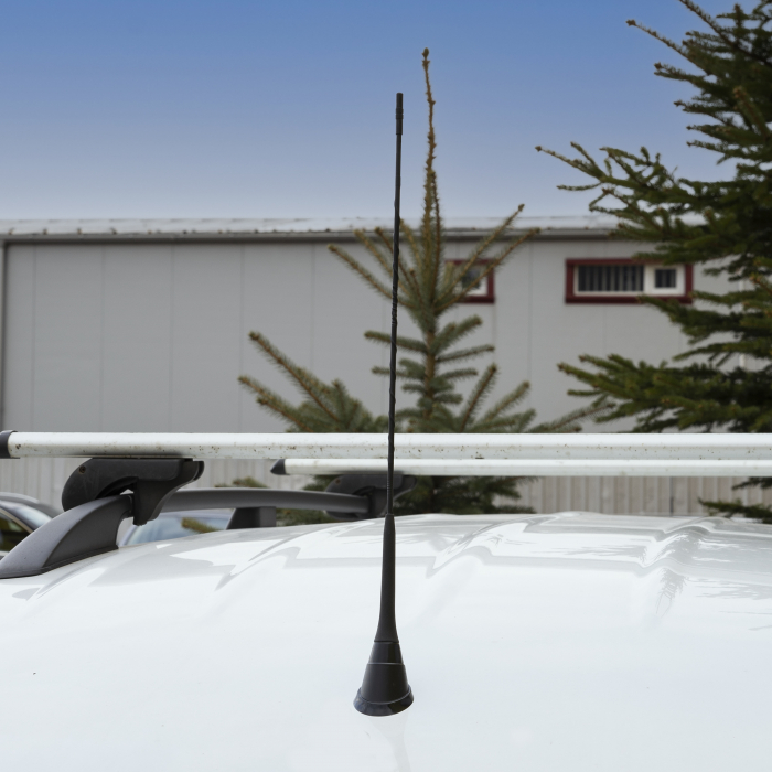 Antena CB PNI Duplex 2000 CB-FM, 26-28MHz (CB), 87-108MHz (FM), cablu CB si cablu FM 5 metri, fibra de sticla, lungime 490 mm [3]