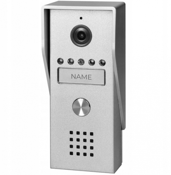 Videointerfon pentru o familie Vibell ORNO VI-VID-RO-1077, color, LCD 4.3", 16 sonerii, IP44, negru/gri [4]