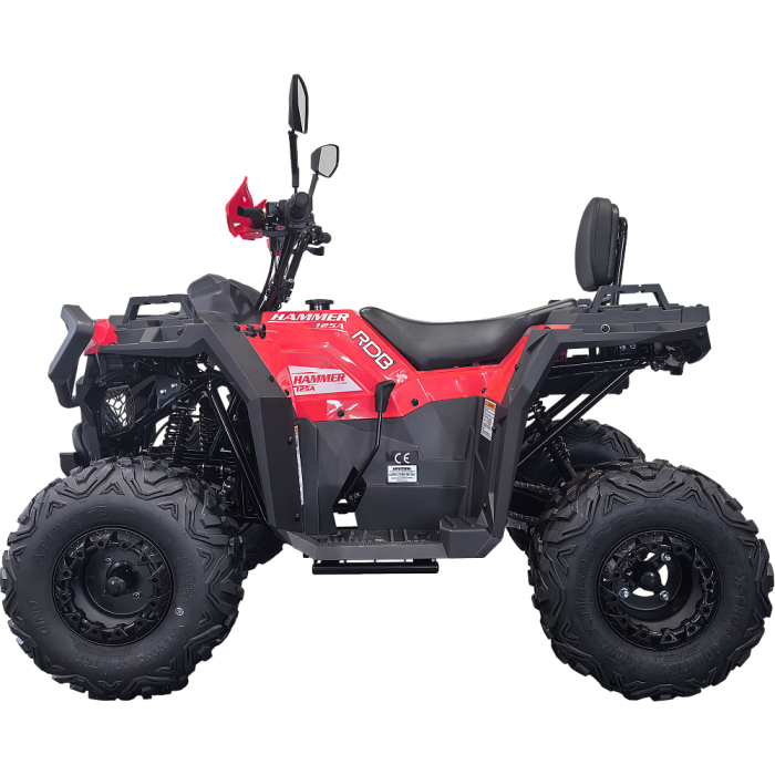ATV RDB HAMMER 125A / S8, 4 Timpi, Pornire Electrica, 60km/h, Rosu [5]