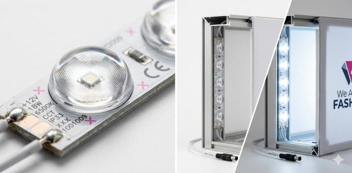 BARA LED PENTRU ILUMINARE ,  18LED/M 12V 18W ALB PUR 6500K IP33 [2]