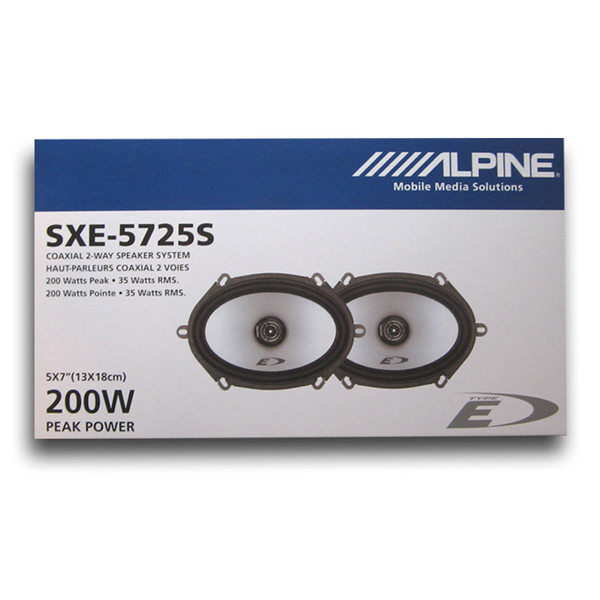 Boxe auto coaxiale Alpine SXE-5725S, 35W RMS, 13x18 cm, 2 cai, set 2 difuzoare [3]