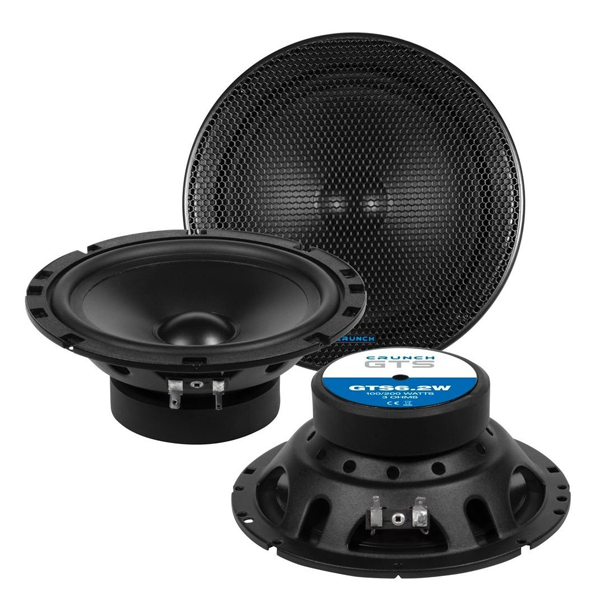 Boxe auto coaxiale Crunch GTS6.2W, 100W RMS, 16.5 cm, 1 cale, set 2 difuzoare [1]
