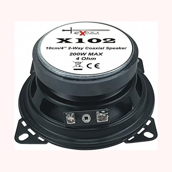 Boxe auto coaxiale Excalibur X102, 40W RMS, 10 cm, 2 cai, set 2 difuzoare [3]