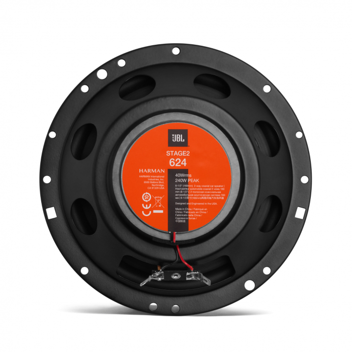 Boxe auto coaxiale JBL Stage2 624, 40W RMS, 16 cm, 2 cai, set 2 difuzoare [2]