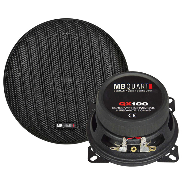 Boxe auto coaxiale MB QUART QX-100, 60W RMS, 10 cm, 2 cai, set 2 difuzoare [2]