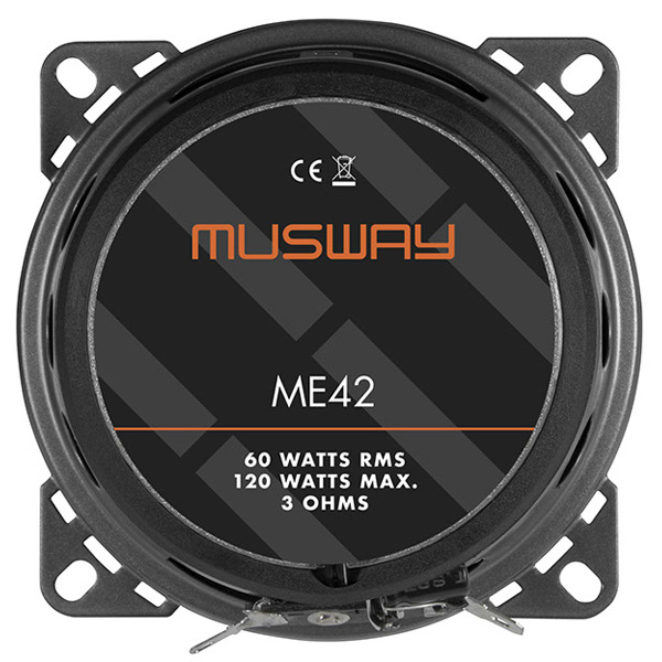 Boxe auto coaxiale Musway ME42, 60W RMS, 10 cm, 2 cai, set 2 difuzoare [4]