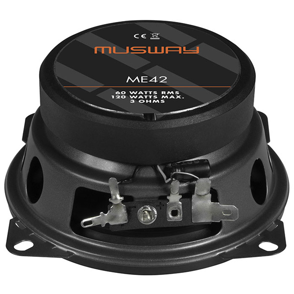 Boxe auto coaxiale Musway ME42, 60W RMS, 10 cm, 2 cai, set 2 difuzoare [3]