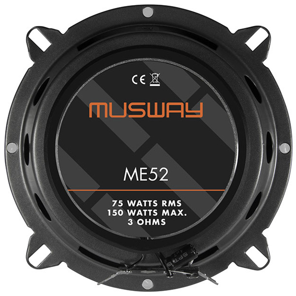 Boxe auto coaxiale Musway ME52, 80W RMS, 13 cm, 2 cai, set 2 difuzoare [4]