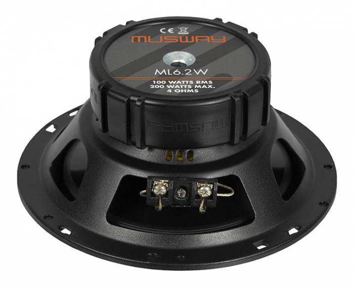 Boxe auto coaxiale Musway ML6.2W, 100W RMS, 16.5 cm, 1 cale, set 2 difuzoare [3]