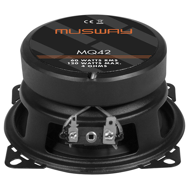 Boxe auto coaxiale Musway MQ42, 60W RMS, 10 cm, 2 cai, set 2 difuzoare [4]
