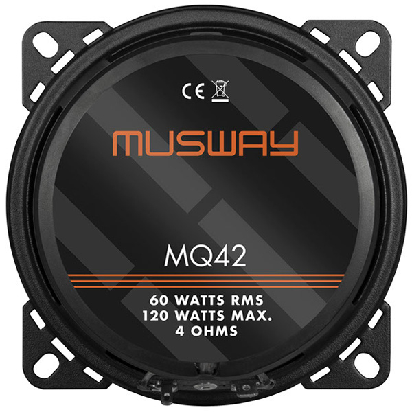Boxe auto coaxiale Musway MQ42, 60W RMS, 10 cm, 2 cai, set 2 difuzoare [6]