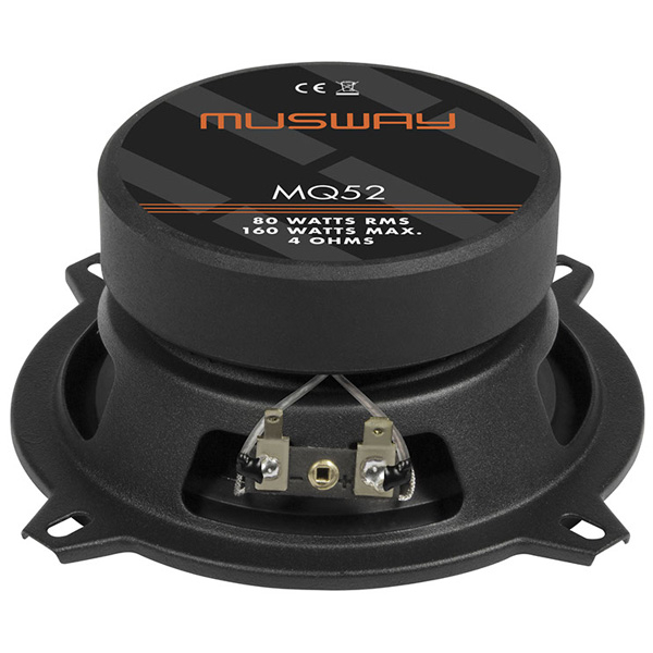 Boxe auto coaxiale Musway MQ52, 80W RMS, 13 cm, 2 cai, set 2 difuzoare [4]