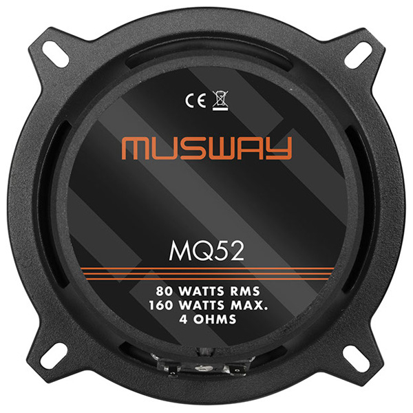 Boxe auto coaxiale Musway MQ52, 80W RMS, 13 cm, 2 cai, set 2 difuzoare [6]