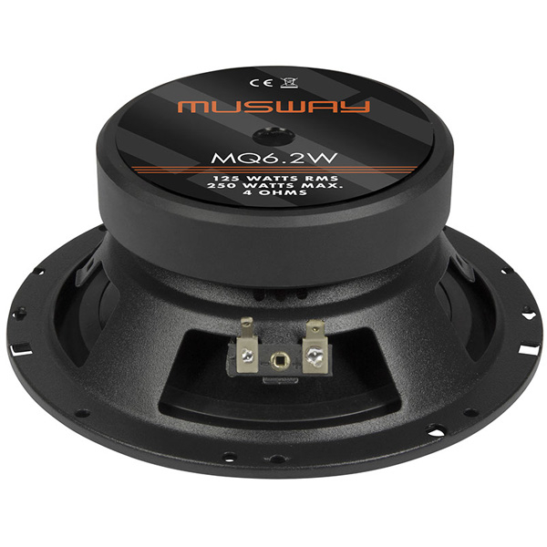 Boxe auto coaxiale Musway MQ6.2W, 125W RMS, 16.5 cm, 2 cai, set 2 difuzoare [2]