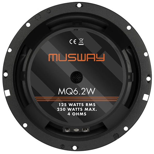 Boxe auto coaxiale Musway MQ6.2W, 125W RMS, 16.5 cm, 2 cai, set 2 difuzoare [5]