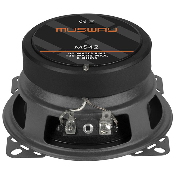 Boxe auto coaxiale Musway MS42, 60W RMS, 10 cm, 2 cai, set 2 difuzoare [3]