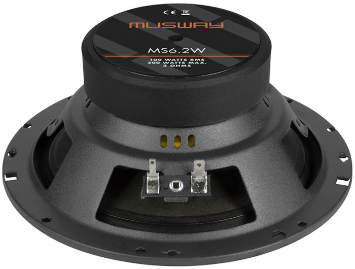 Boxe auto coaxiale Musway MS6.2W, 100W RMS, 16.5 cm, 1 cale, set 2 difuzoare [6]