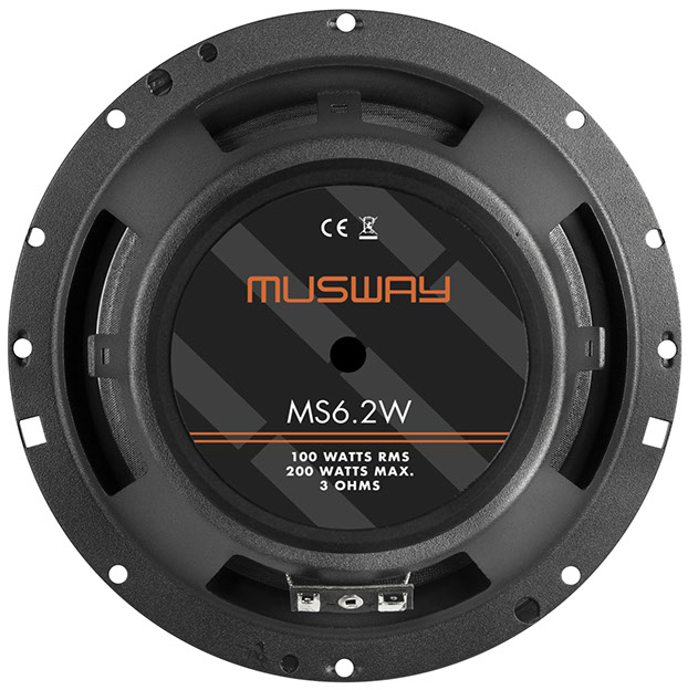 Boxe auto coaxiale Musway MS6.2W, 100W RMS, 16.5 cm, 1 cale, set 2 difuzoare [5]