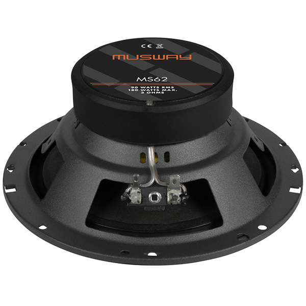 Boxe auto coaxiale Musway MS62, 90W RMS, 16.5 cm, 2 cai, set 2 difuzoare [7]