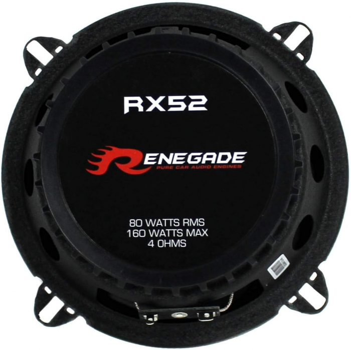 Boxe auto coaxiale Renegade RX52, 80W RMS, 13 cm, 2 caI, set 2 difuzoare [5]