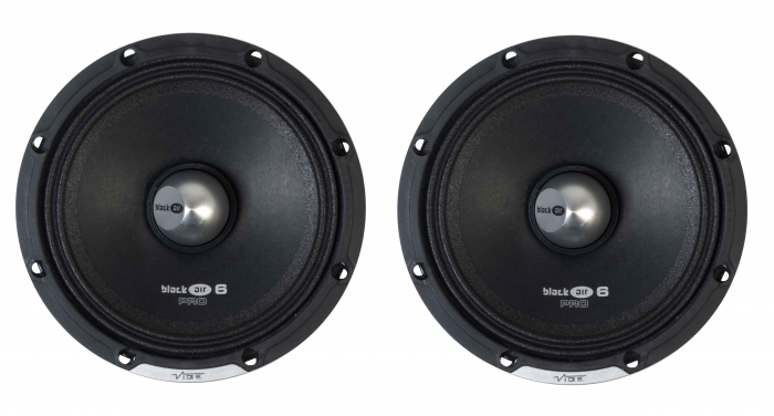 Boxe auto coaxiale Vibe Black Air BAPRO6M-V0, 160W RMS, 16 cm, 1 cale, set 2 difuzoare [1]