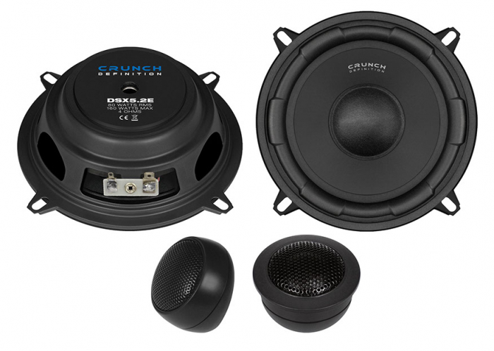 Boxe auto componente Crunch DSX5.2E, 80W RMS, 13 cm, 2 cai, set 2 difuzoare [2]