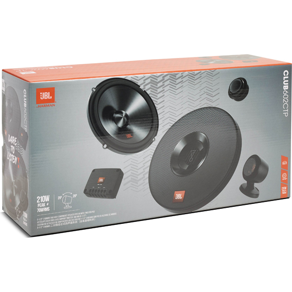 Boxe auto componente JBL Club 602CTP, 70W RMS, 16 cm, 2 cai, set 2 difuzoare [2]