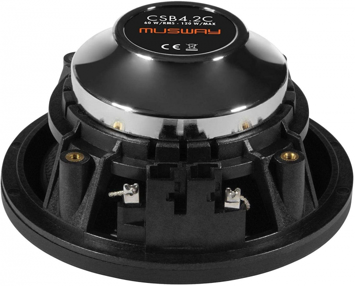 Boxe auto componente Musway CSB4.2C, 60W RMS, 10 cm, 2 cai, set 2 difuzoare, compatibil BMW modele E / F / G [5]