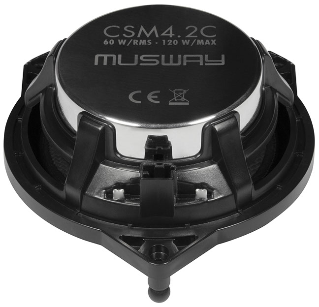 Boxe auto componente Musway CSM4.2C, 60W RMS, 10 cm, 2 cai, set 2 difuzoare, compatibil Mercedes-Benz clasa C/GLC/E [6]