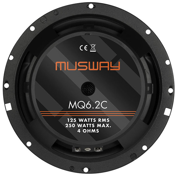 Boxe auto componente Musway MQ 6.2C, 125W RMS, 16.5 cm, 2 cai, set 2 difuzoare [2]