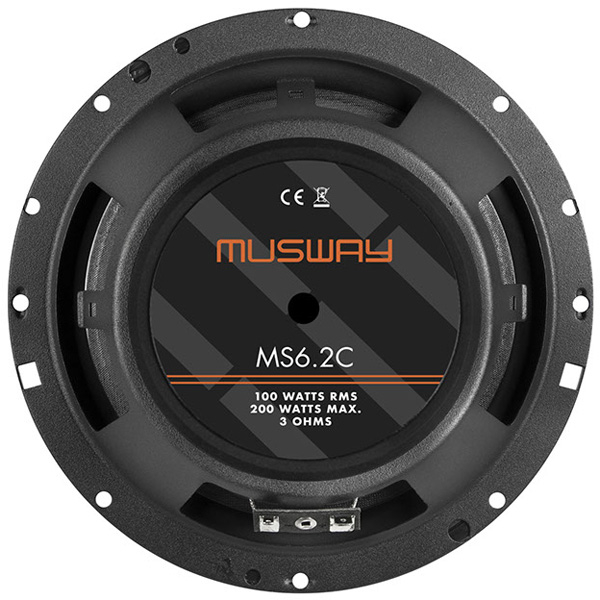 Boxe auto componente Musway MS6.2C, 100W RMS, 16.5 cm, 2 cai, set 2 difuzoare [12]